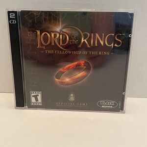 Lord of the Rings: The Fellowship of the Ring (PC CD-ROM 2002) Two disc Set